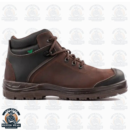 Omega Chocolate Work Boot: Rugged Style, Unmatched Protection