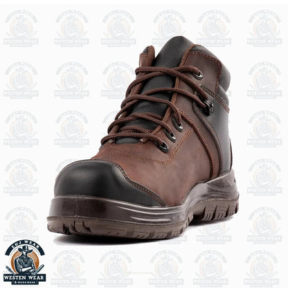 Omega Chocolate Work Boot: Rugged Style, Unmatched Protection