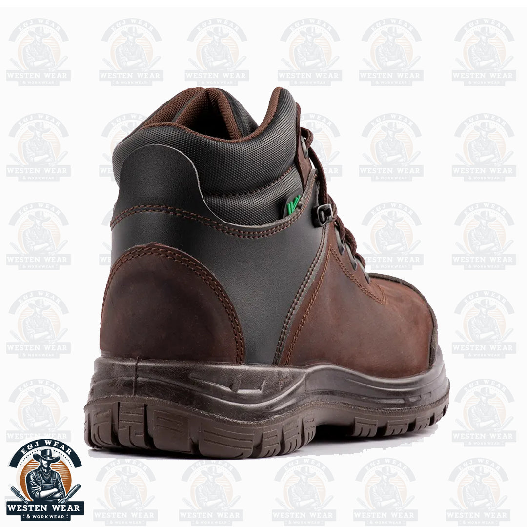 Omega Chocolate Work Boot: Rugged Style, Unmatched Protection